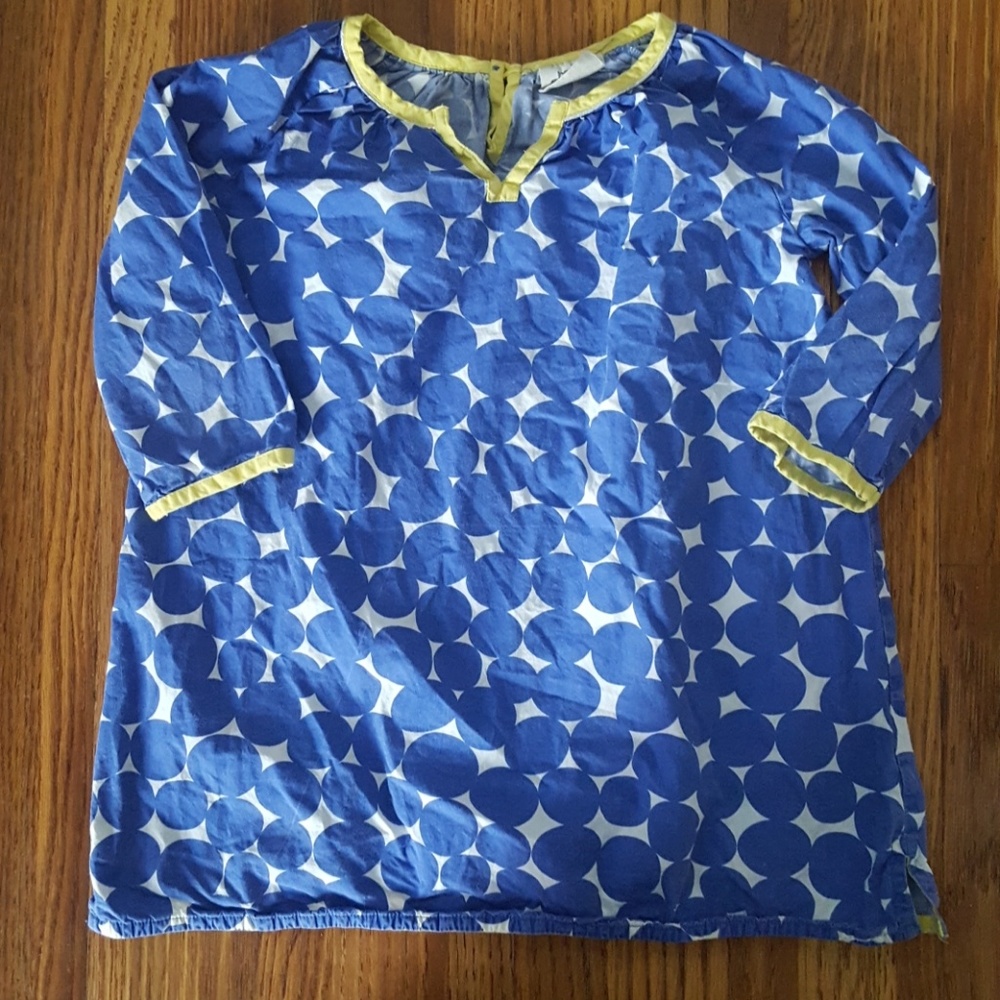 Mini Boden Polka Dot Tunic Top